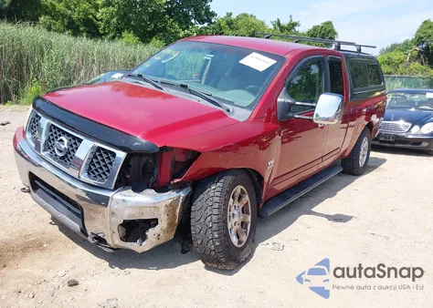 2004 Nissan Titan Le z USA, uszkodzony, nr VIN 1N6AA06B34N520273